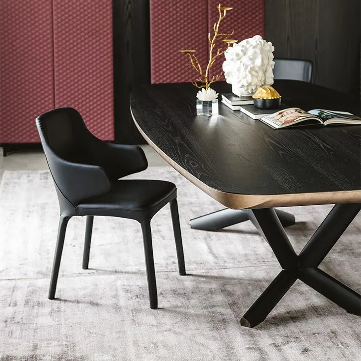 Cattelan Italia Planer Wood Barrel-Shaped Dining Table