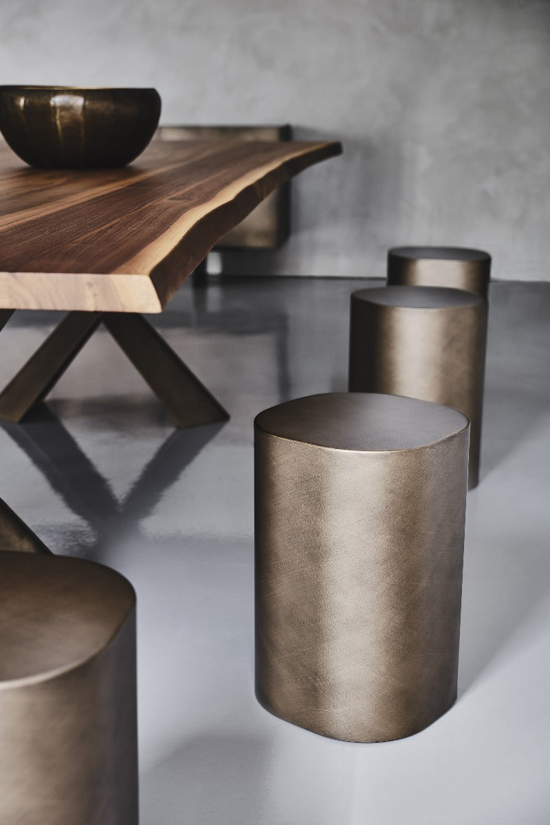 Cattelan Italia Pancho Steel Stool And Footrests