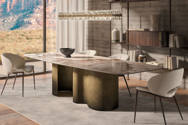 300x120x74h Barrel Shaped_Glossy Golden Calacatta