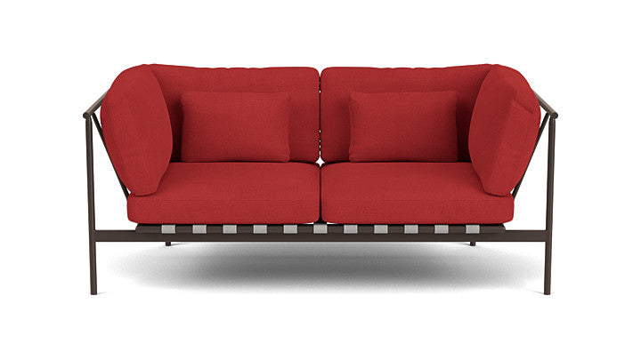 Barlow Tyrie Around Deep Seating Double Lounge Sofa with Aluminium Arms