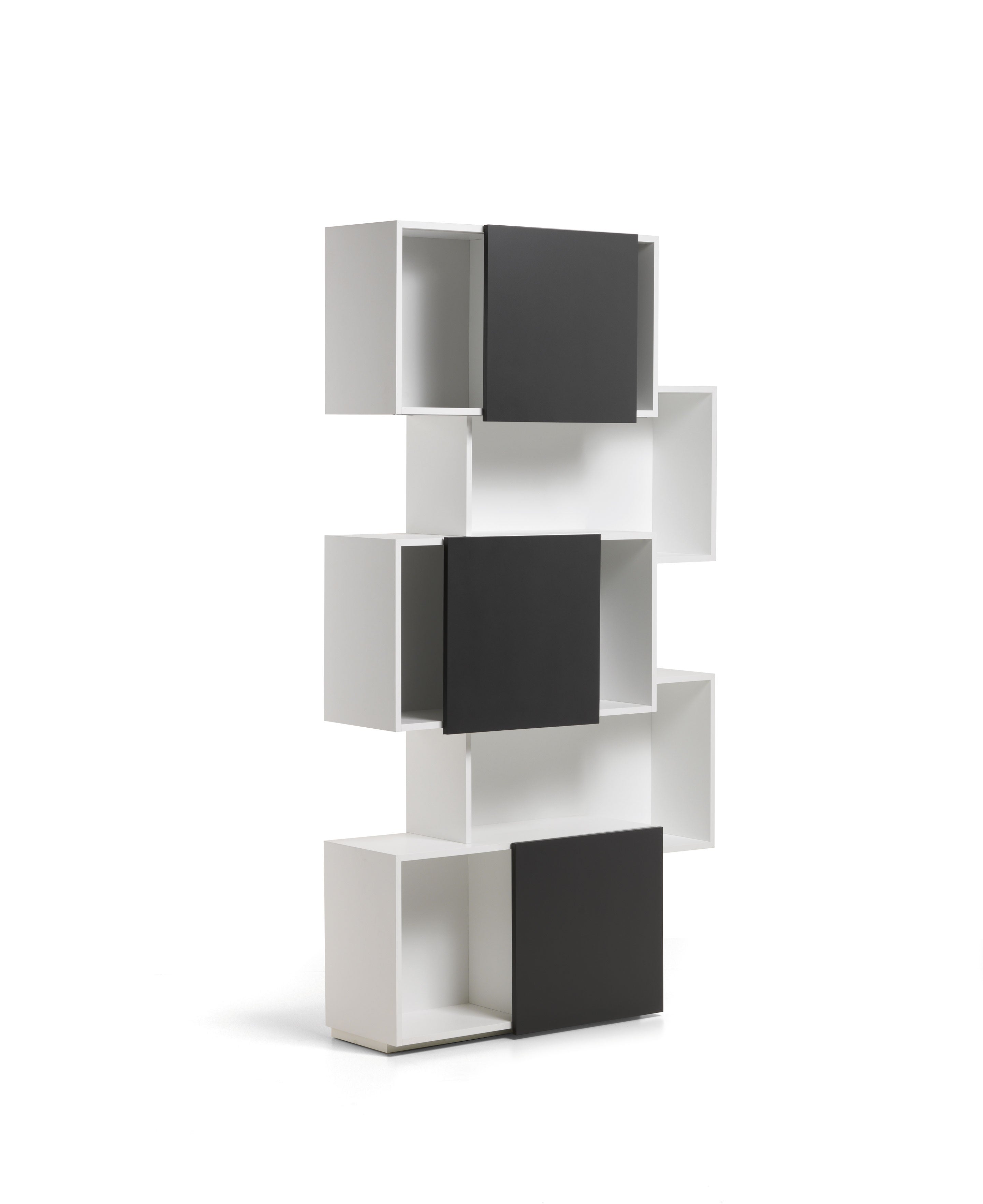 Cattelan Italia Piquant Bookshelves With Sliding Doors