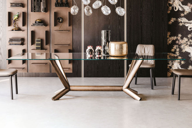 Cattelan Italia Planer Glass Dining Table