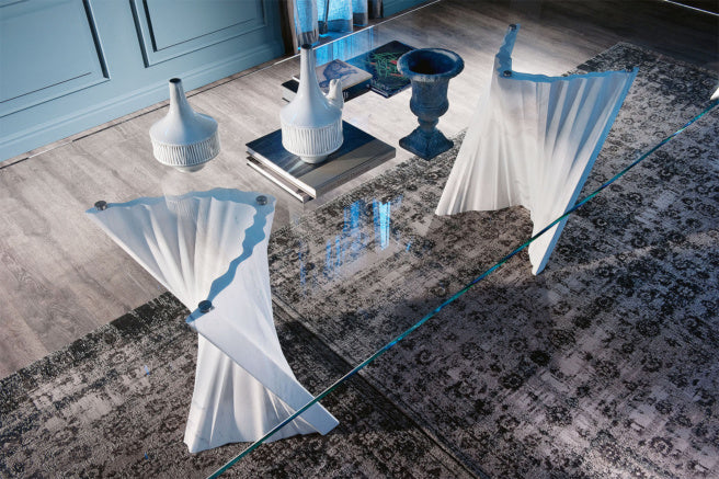 Cattelan Italia Plisset Glass Dining Table