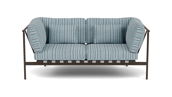 Barlow Tyrie Around Deep Seating Double Lounge Sofa with Aluminium Arms