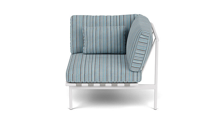 Barlow Tyrie Around Deep Seating Single Lounge Chair with Aluminium Right Arm