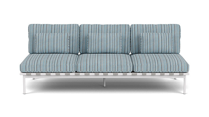 Barlow Tyrie Around Deep Seating Triple Lounge Sofa Without Arms