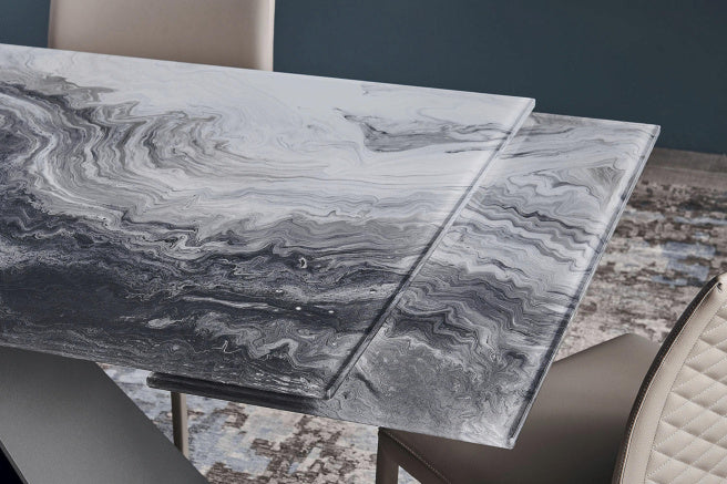 Cattelan Italia Premier Crystalart Drive Extendible Dining Table