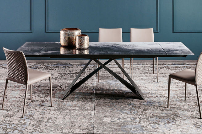 Cattelan Italia Premier Crystalart Drive Extendible Dining Table