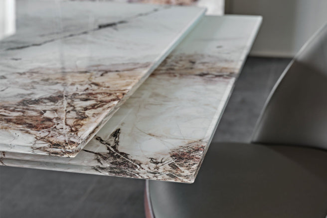 Cattelan Italia Premier Crystalart Drive Extendible Dining Table