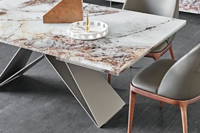 Cattelan Italia Premier Crystalart Drive Extendible Dining Table