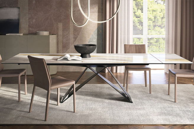 Cattelan Italia Premier Keramik Drive Extendible Dining Table