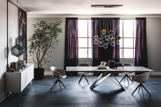 Cattelan Italia Premier Keramik Drive Extendible Dining Table