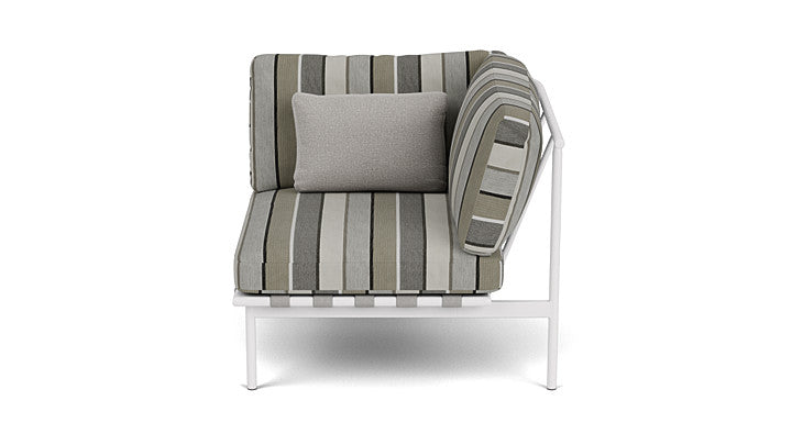 Barlow Tyrie Around Deep Seating Single Lounge Chair with Aluminium Right Arm