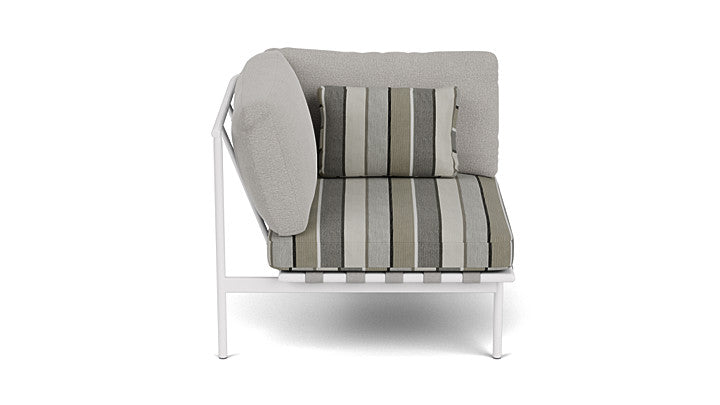 Barlow Tyrie Around Deep Seating Single Lounge Chair with Aluminium Left Arm