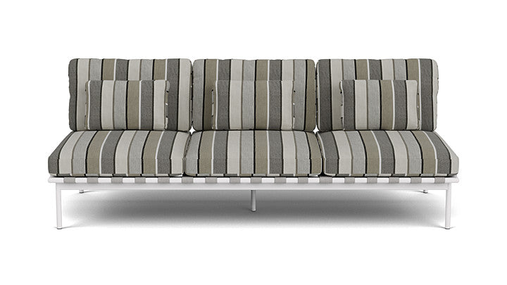 Barlow Tyrie Around Deep Seating Triple Lounge Sofa Without Arms