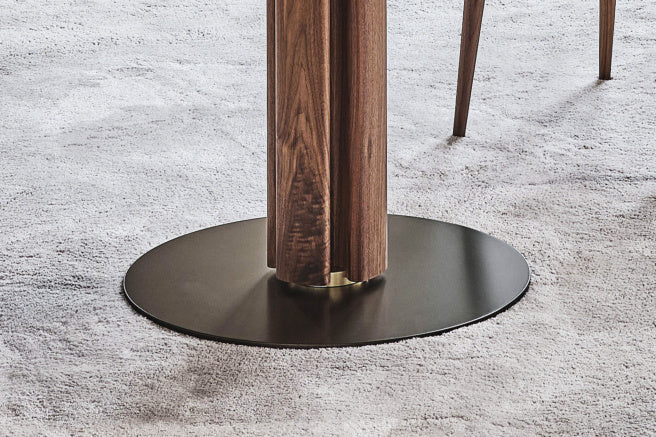 Porada Quadrifoglio Round Dining Table – Single Base