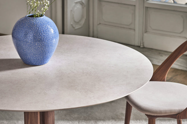 Porada Quadrifoglio Round Dining Table – Single Base