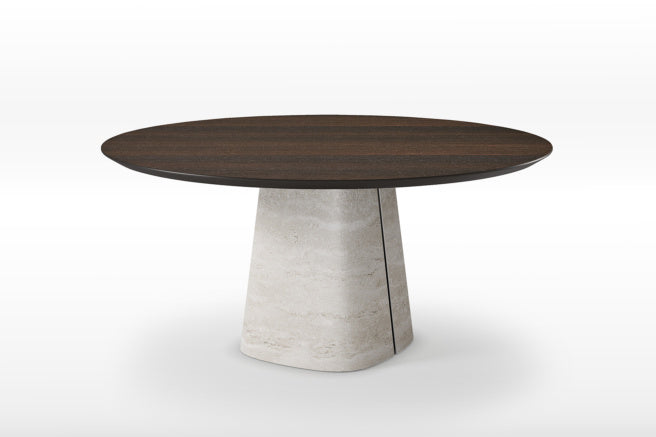 Cattelan Italia Rado Wood Round Dining Table