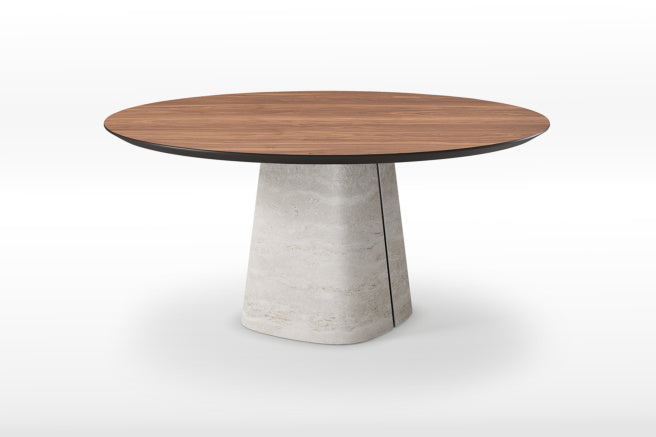 Cattelan Italia Rado Wood Round Dining Table
