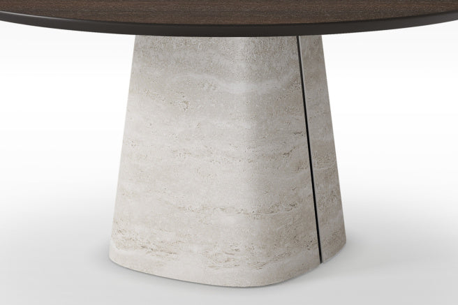 Cattelan Italia Rado Wood Round Dining Table