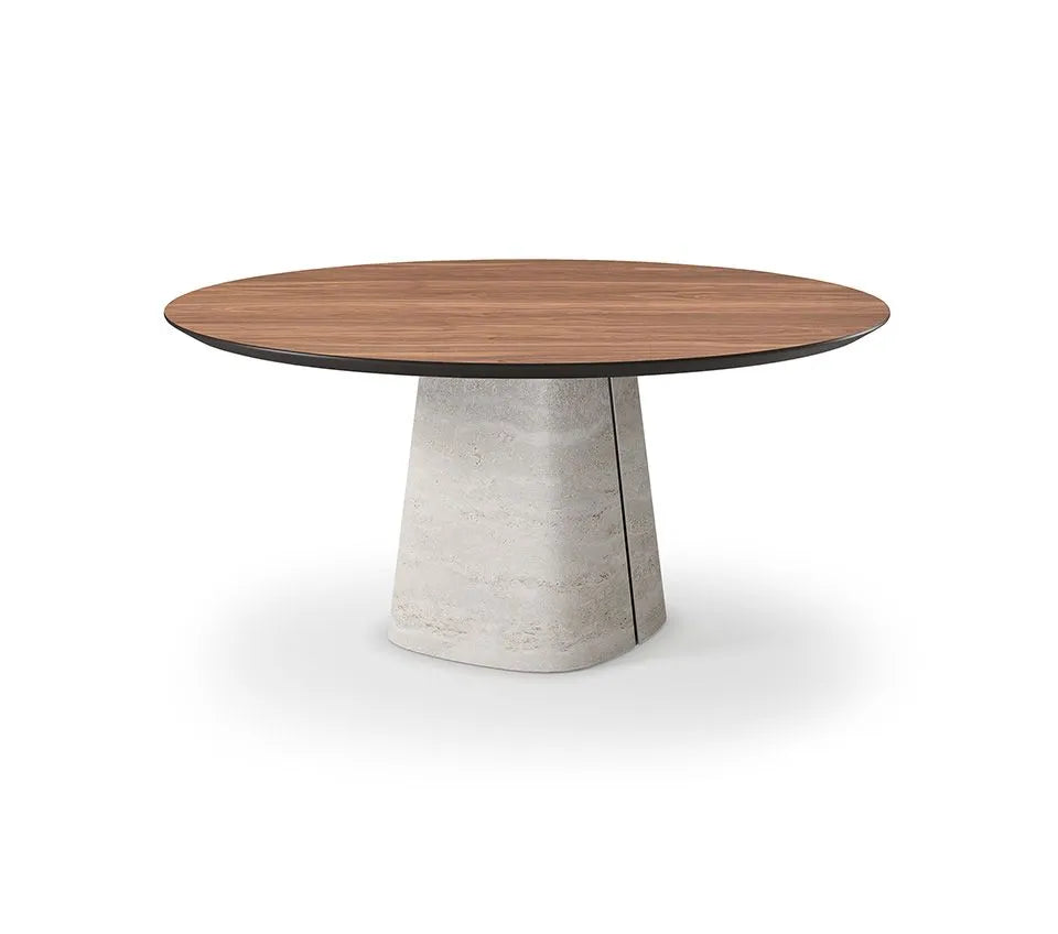 Cattelan Italia Rado Wood Round Dining Table