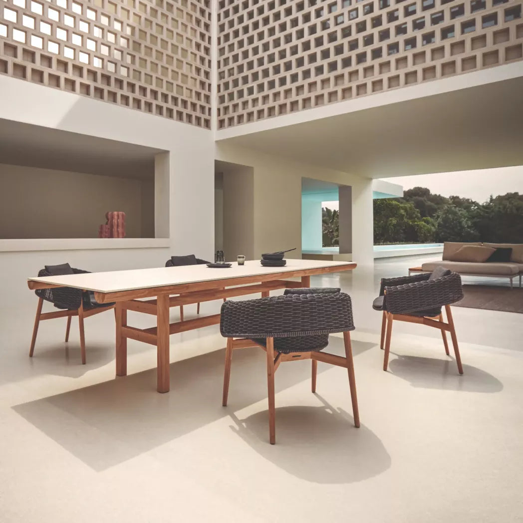 Gloster Rail Teak 240cm Dining Table
