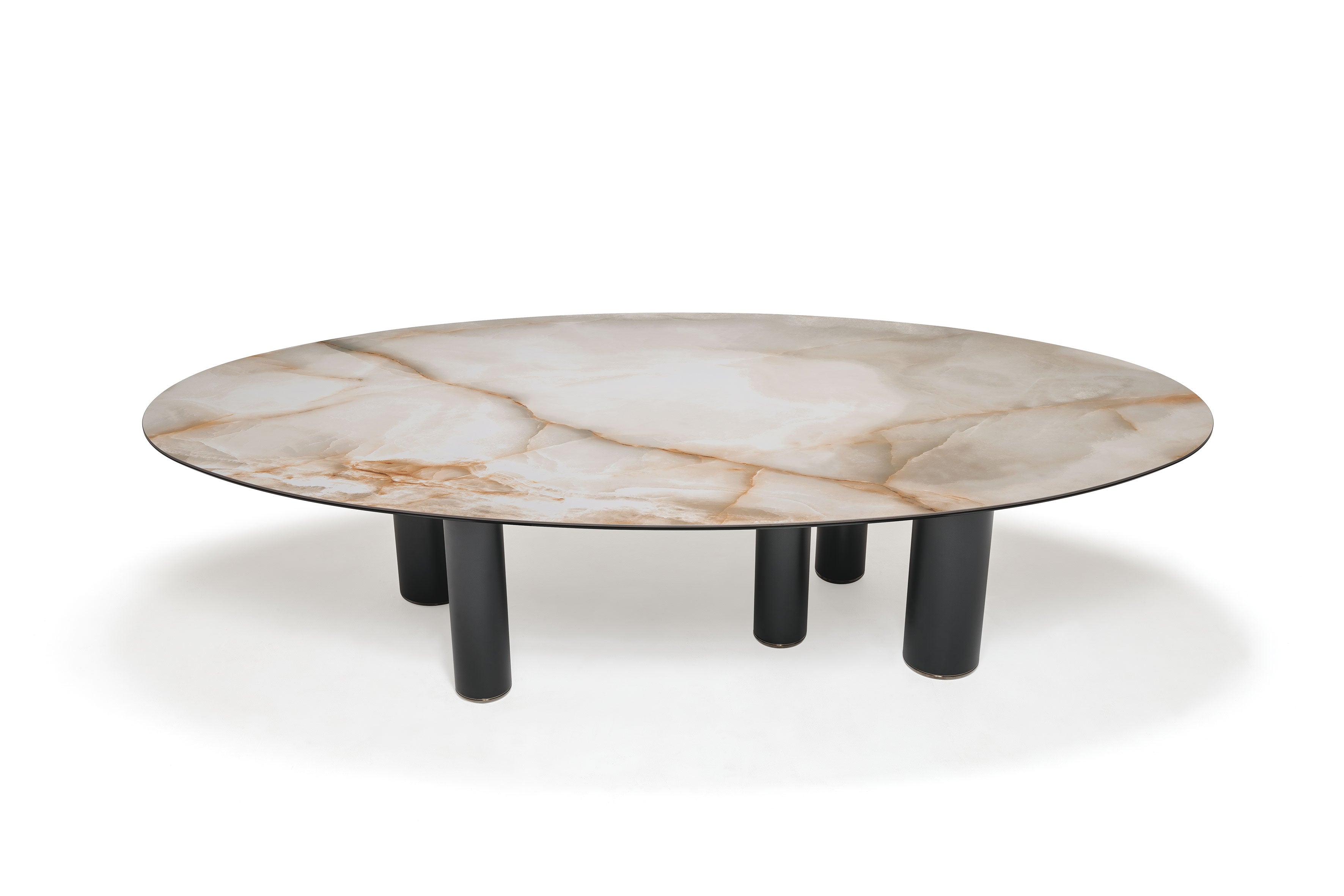 cattelan italia roll keramik Table With Steel Legs