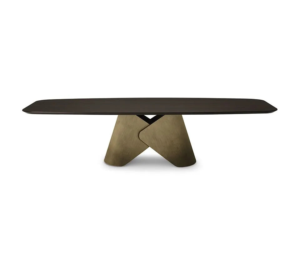 Cattelan Italia Scott Wood Barrel-Shaped Dining Table