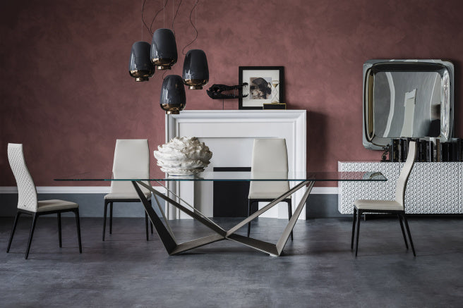 Cattelan Italia Skorpio Glass Dining Table – Fast Delivery