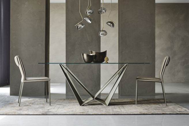 Cattelan Italia Skorpio Glass Dining Table – Fast Delivery