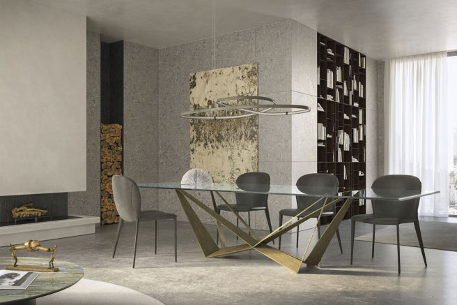 Cattelan Italia Skorpio Glass Dining Table – Fast Delivery