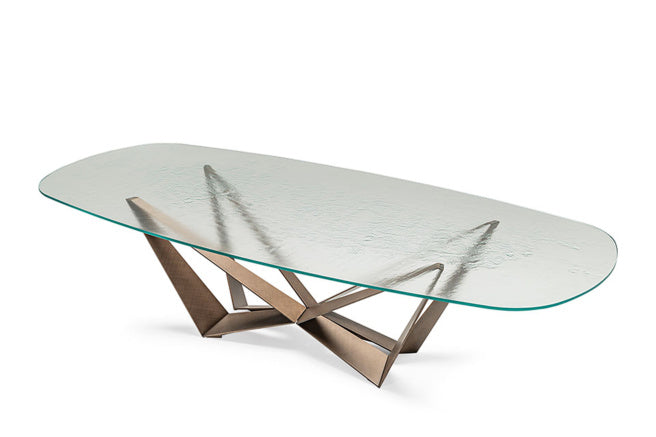 Cattelan Italia Skorpio Glass Dining Table – Fast Delivery
