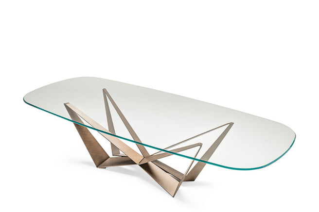 Cattelan Italia Skorpio Glass Dining Table – Fast Delivery