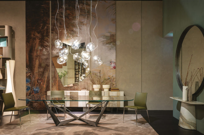 Cattelan Italia Skorpio Glass Dining Table – Fast Delivery