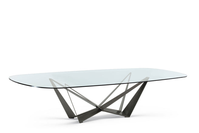 Cattelan Italia Skorpio Glass Dining Table – Fast Delivery