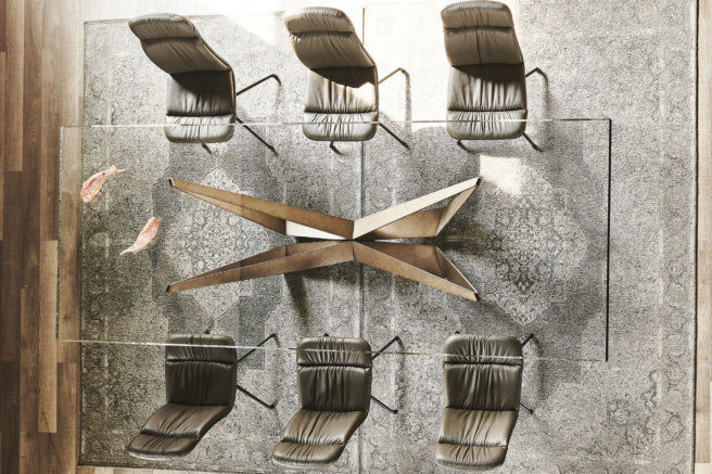 Cattelan Italia Skorpio Glass Dining Table – Fast Delivery