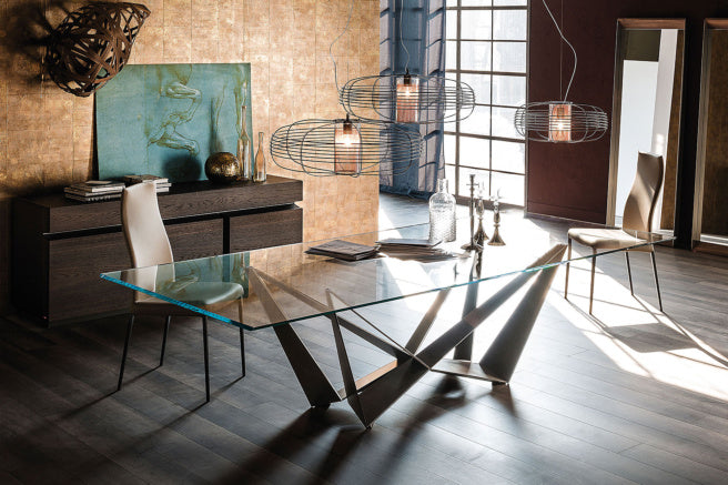 Cattelan Italia Skorpio Glass Dining Table – Fast Delivery