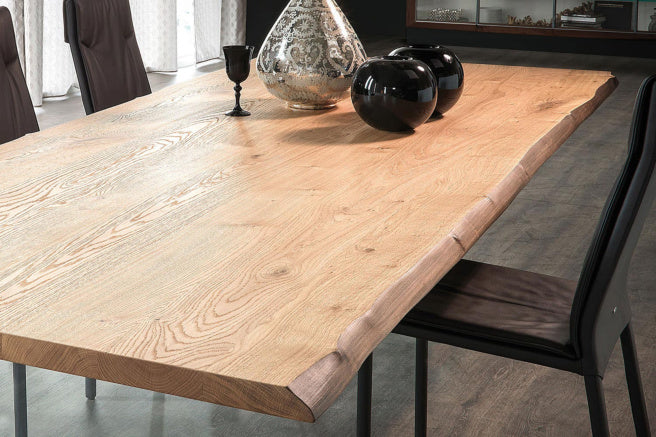 Cattelan Italia Skorpio Wood Live Edged Dining Table
