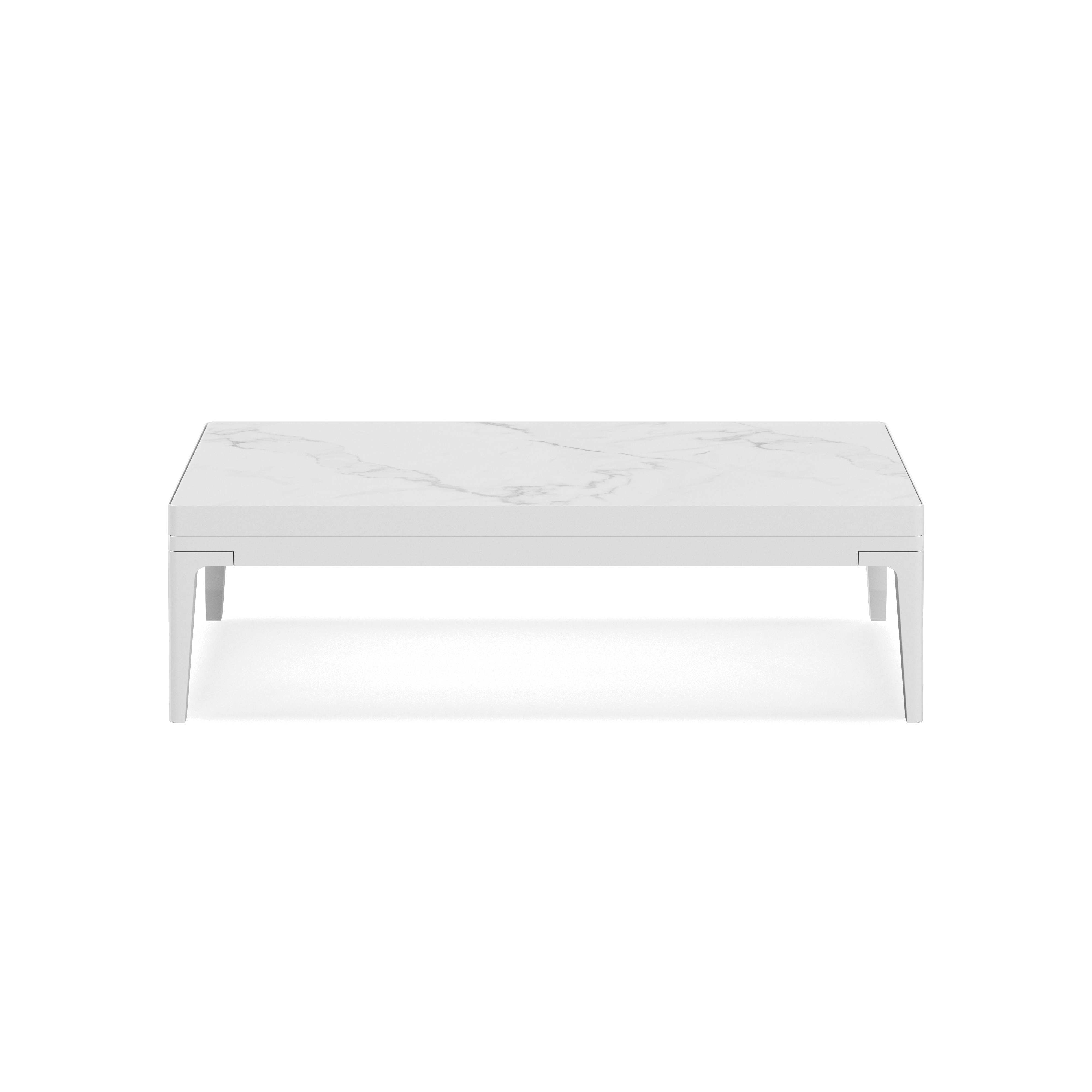 Gloster Grid Small Coffee Table -  Ceramic Top
