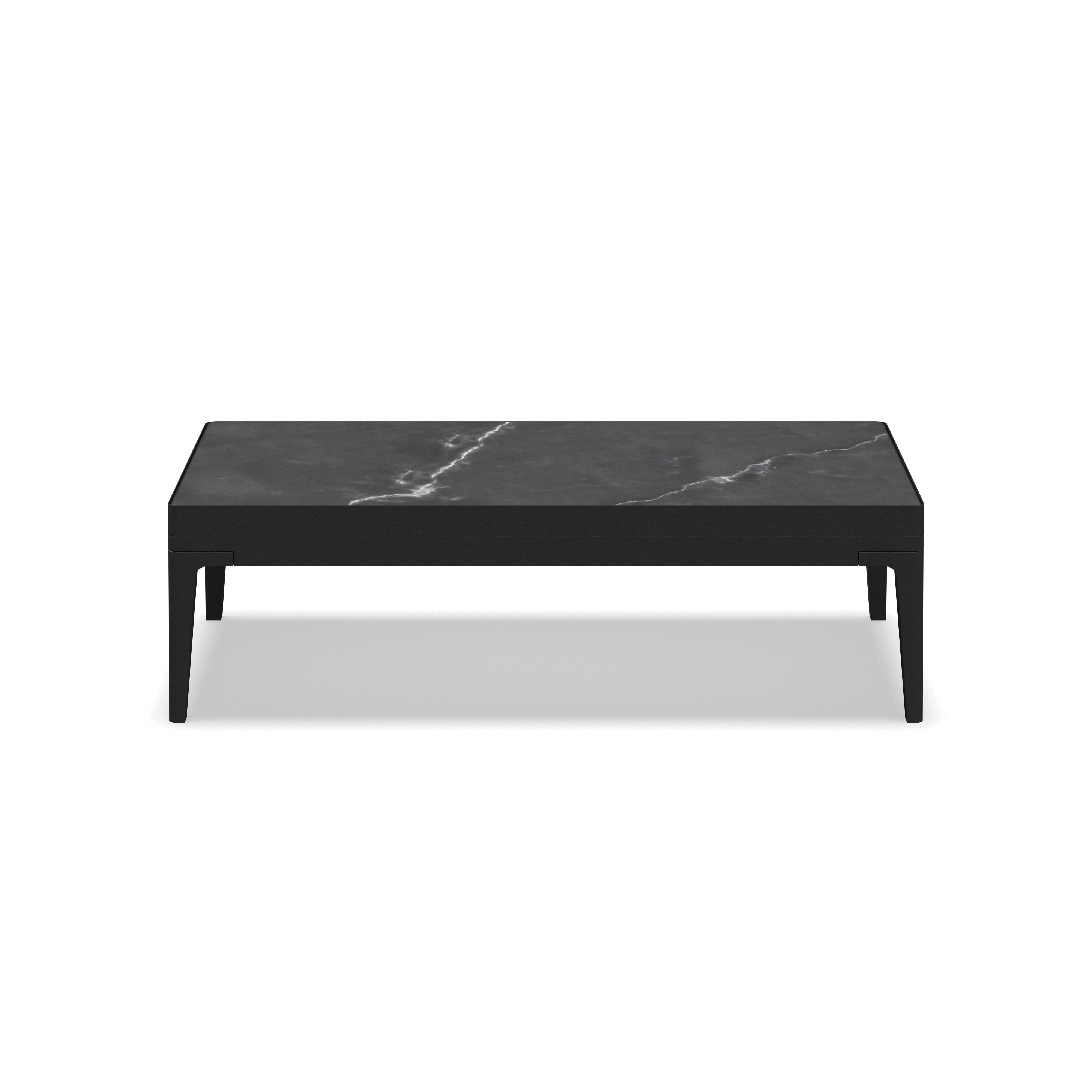 Gloster Grid Small Coffee Table -  Ceramic Top