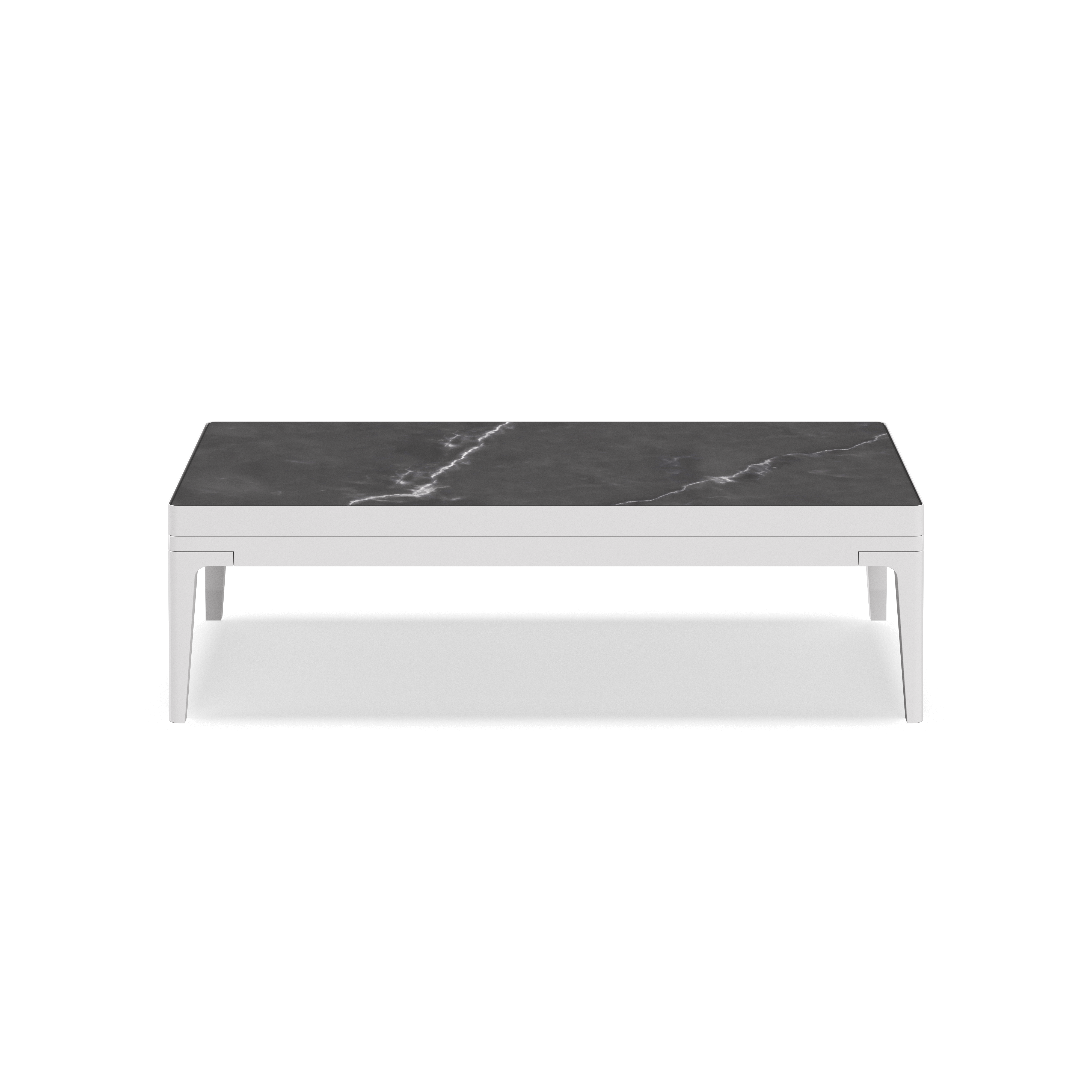 Gloster Grid Small Coffee Table -  Ceramic Top