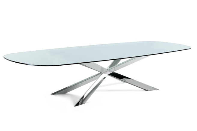 Cattelan Italia Spyder Glass Dining Table