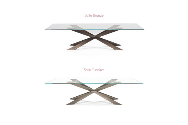 Cattelan Italia Spyder Glass Dining Table