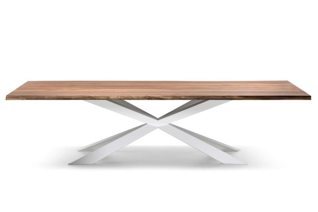 Cattelan Italia Spyder Wood Live Edged Dining Table – Fast Delivery