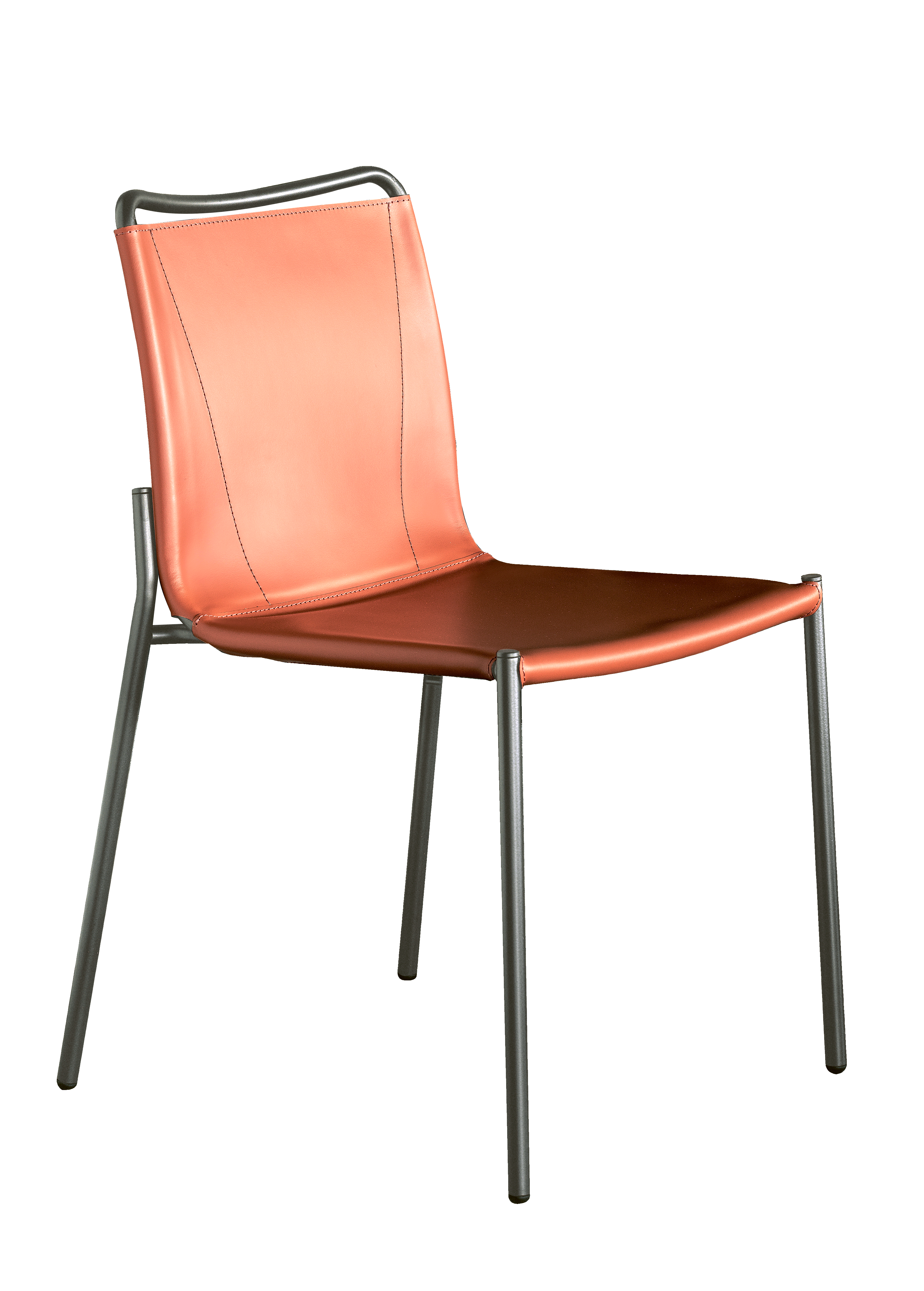 Shape Chair with arms and Solid wood frame