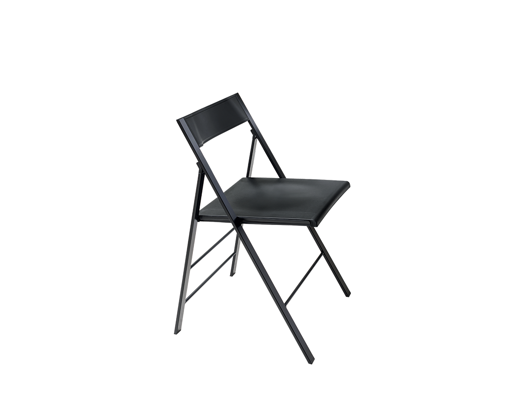 Poket Folding chair with lacquered metal frame