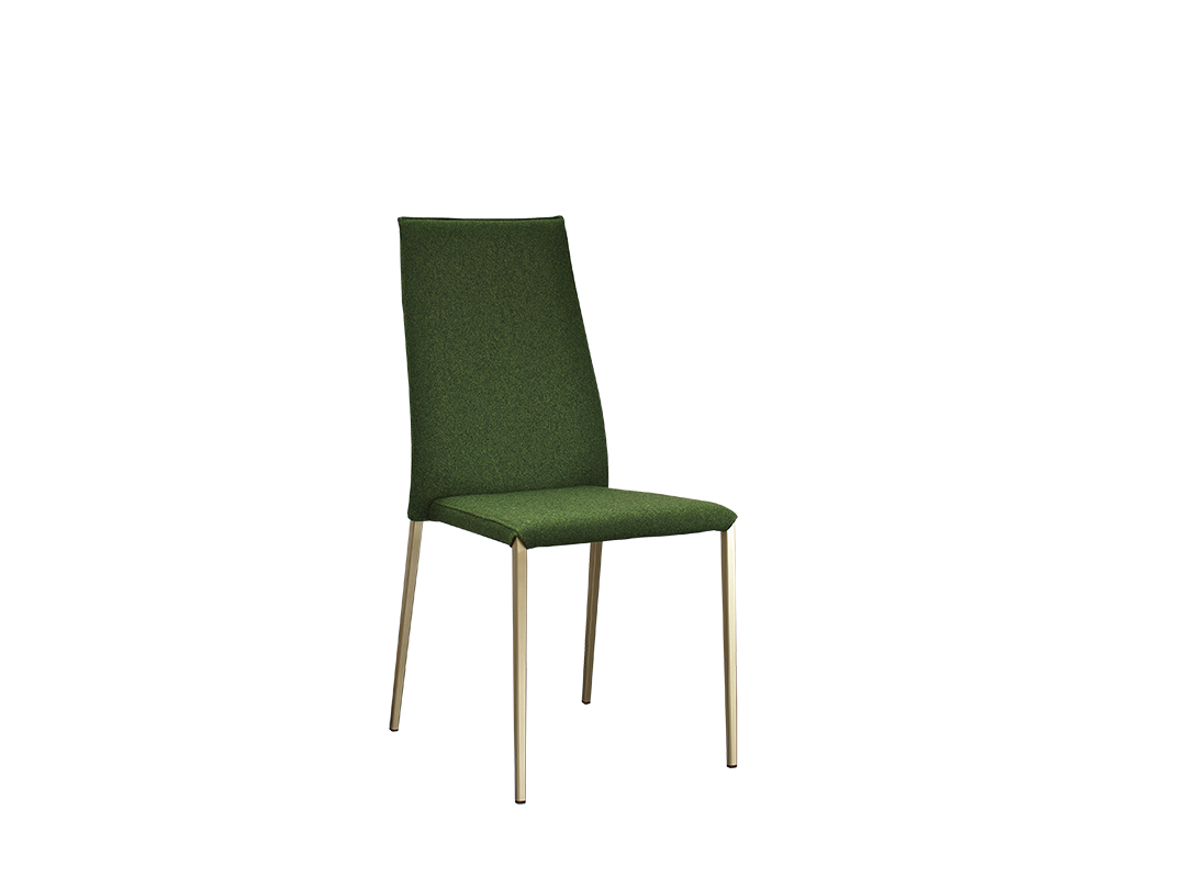 Tai Chair with lacquered or chrome metal frame