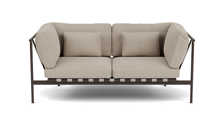 Barlow Tyrie Around Deep Seating Double Lounge Sofa with Aluminium Arms