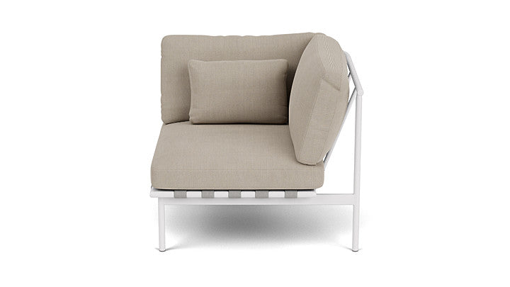 Barlow Tyrie Around Deep Seating Single Lounge Chair with Aluminium Right Arm