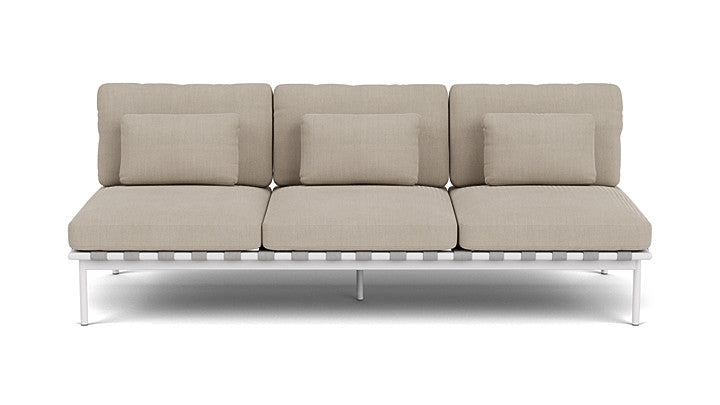 Barlow Tyrie Around Deep Seating Triple Lounge Sofa Without Arms